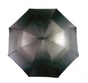 Paraguas de doble capa negro